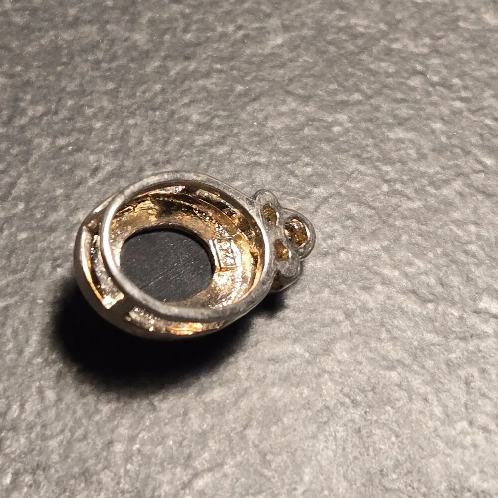 Black Stone Sterling Silver Pendant